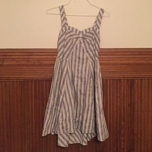 Free People sweetheart neckline dress
