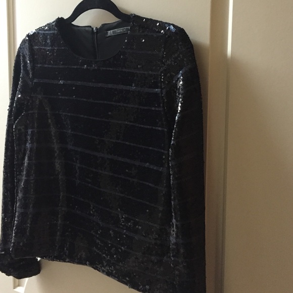 Zara sequin top - Picture 1 of 2