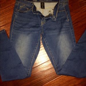 Mid rise denim jegging