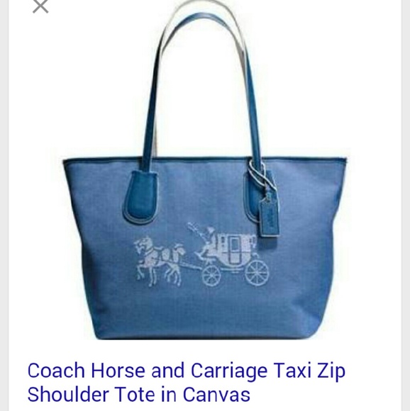 Coach shoulder tote - Picture 2 of 2