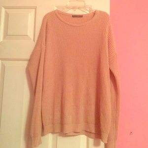Brandy Melville light rose sweater