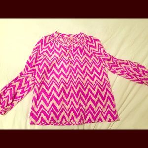 Lilly Pulitzer Elsa Silk Top XS