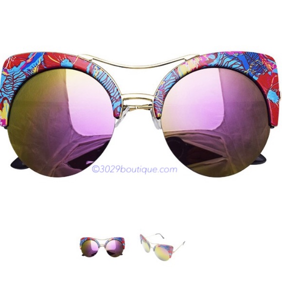 Zennia Sunglasses- purple/yellow - Picture 2 of 2