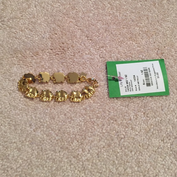 NWT Lilly Pulitzer Elephant Bracelet - Picture 2 of 3