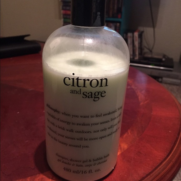 Citron and Sage philosophy body wash