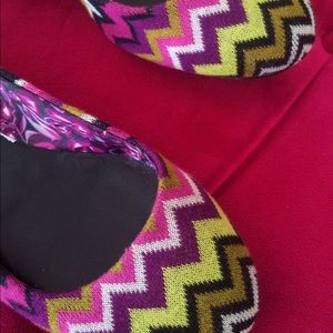 MISSONI FOR TARGET 😻 Chevron Flats Size 11!