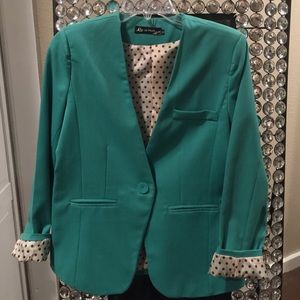 Sea Foam Green Blazer size L/Xl