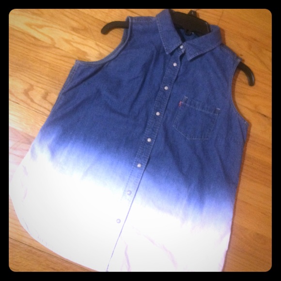 Levi ombré denim shirt