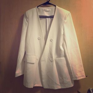 White blazer