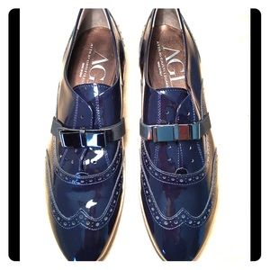 AGL Patent Bow Oxfords