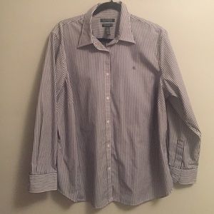 Striped Button-Down Shirt