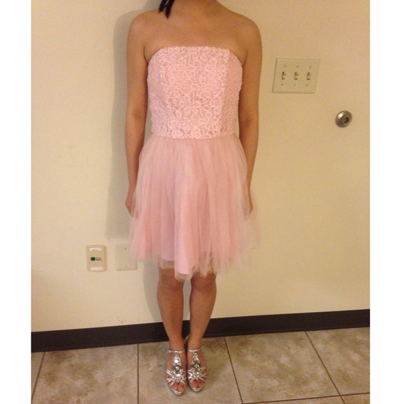 Short Pink Sparkly Dress