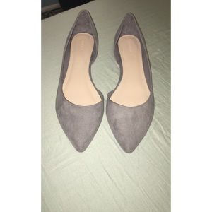 Gorgeous Grey Suede Flats
