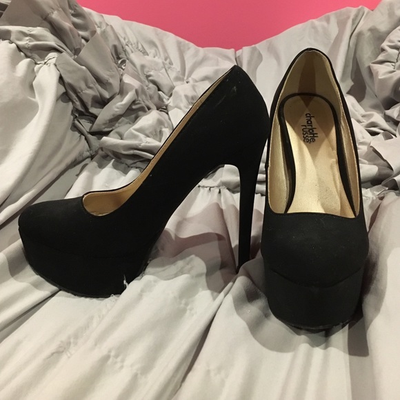 Black Suede Pumps