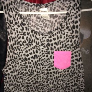 Victoria's Secret Pink muscle tank cheetah XS