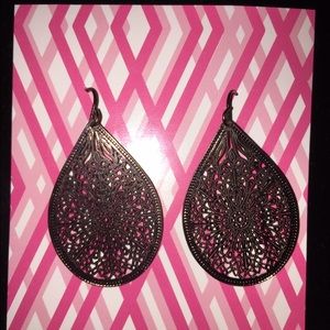 Brown earrings