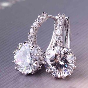 Luxurious 18k white gold filled Crystal