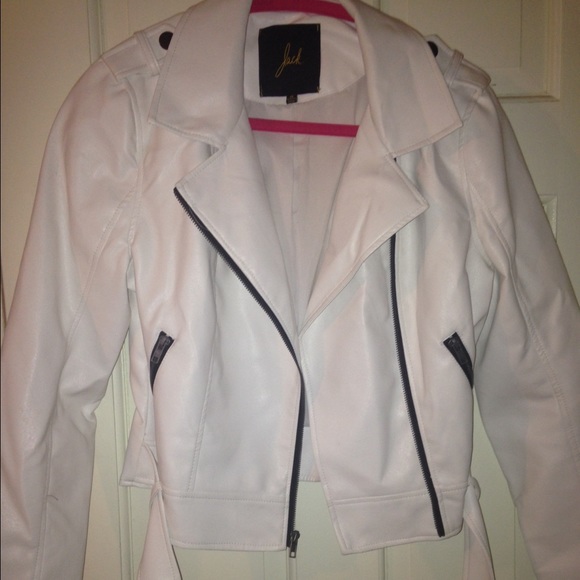 White Pleather Jacket