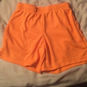 Neon Orange Shorts