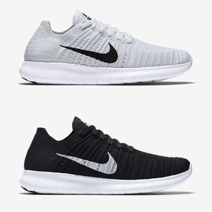 Nike Free Rn Flyknit Black Womens Nike Free Rn Flyknit Black Womens