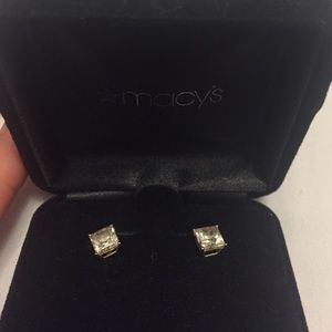 Swarovski Crystal Square Cut Studs