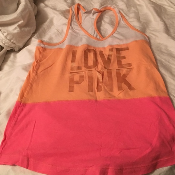 Victoria secret razor back tank top
