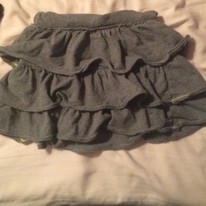 Ruffled Grey Skirt
