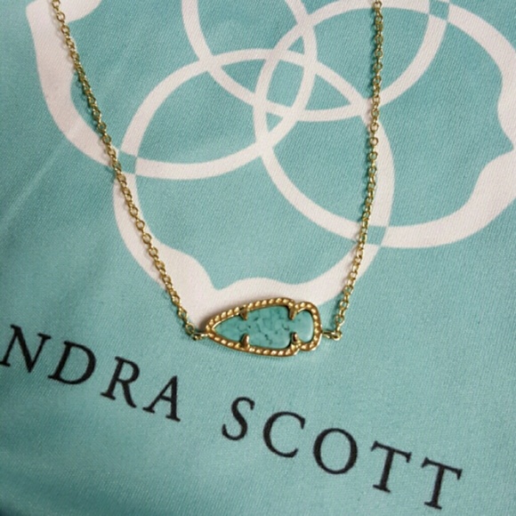 Turquoise and gold Skylie