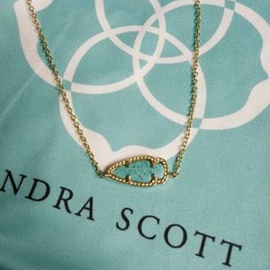 Turquoise and gold Skylie