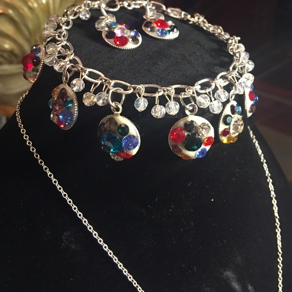 MULTI COLOR SWAROVSKI CRYSTAL SET!! - Picture 3 of 4