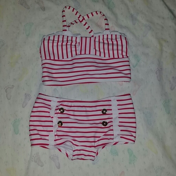 Janie and Jack 2 piece swimsuit