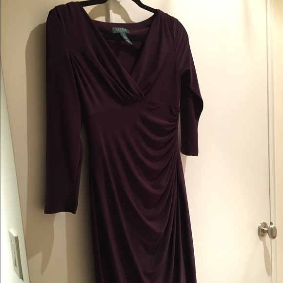 Lauren Ralph Lauren Plum Dress