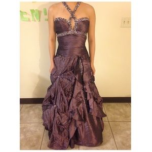Gorgeous Purple Long Prom Dress XS