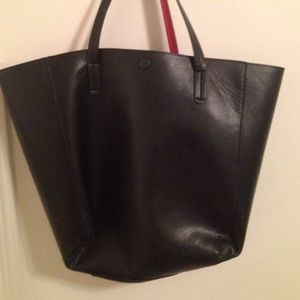Black and Red Large Tote