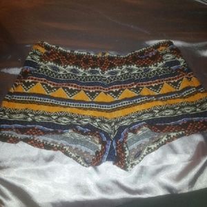NWOTAztec tribal shorts!