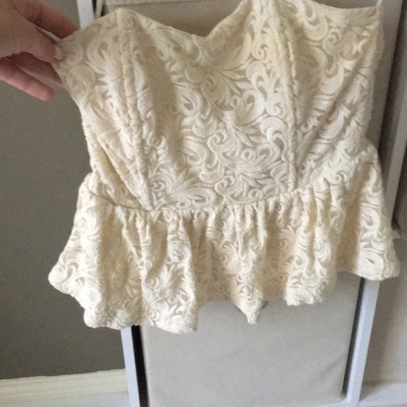 Urban outfitters strapless top