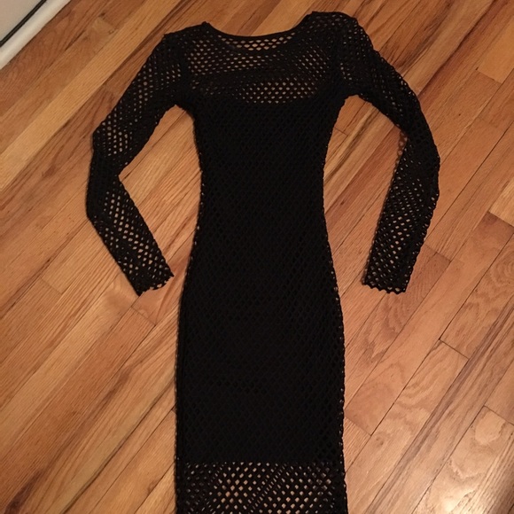 Asos netted dress