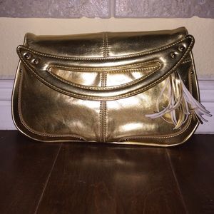 Nine West Gold Clutch