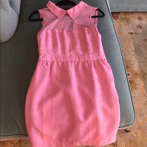 Super chic rose colored dress