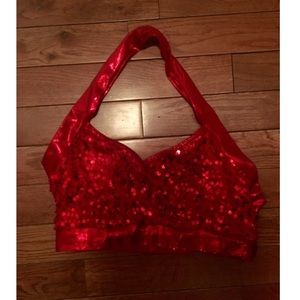 Sequin sports bra!