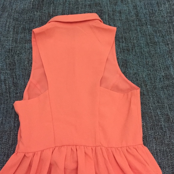 Cute Pink F21 Collared Button-Up Dress - Picture 2 of 4