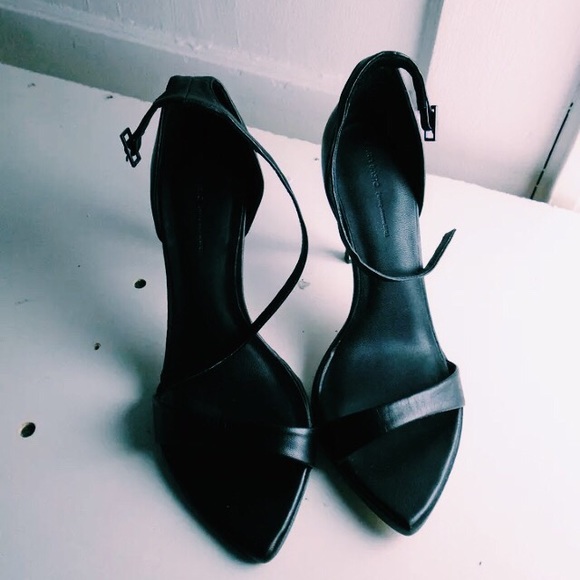 ZARA open toe heels