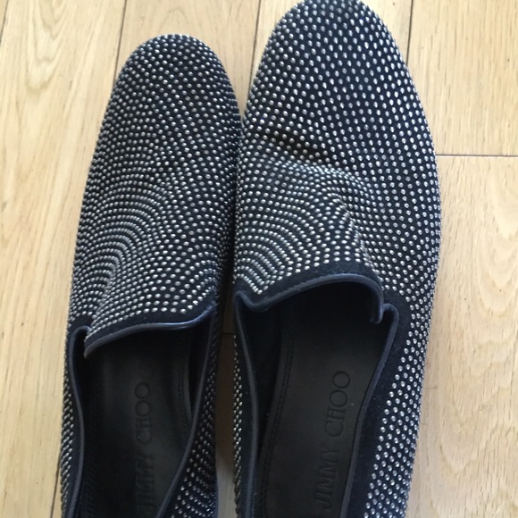 Jimmy choo studded men's loafers