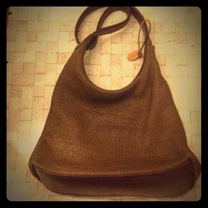 Liz Claiborne Brown Mesh Bag