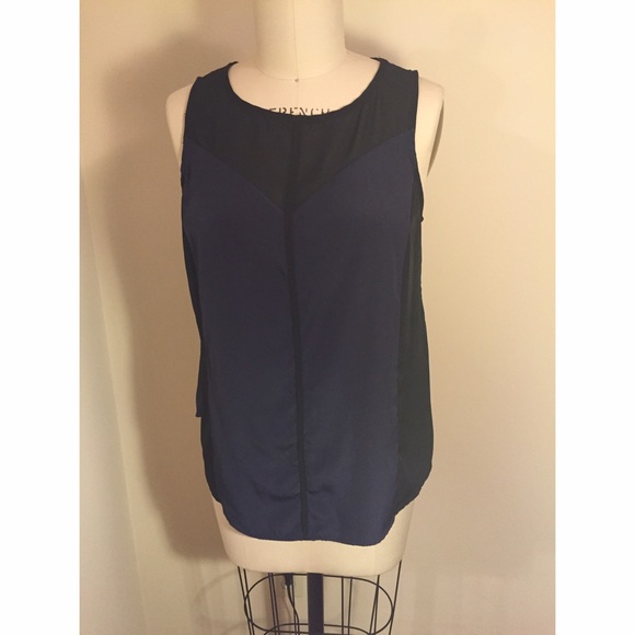 Navy/Black Seam Interest Shell - Picture 1 of 4