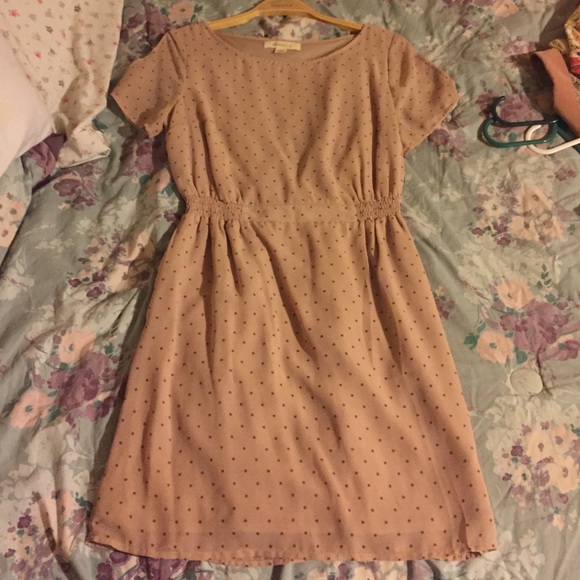 Pink Polka Dot Dress (Forever 21)
