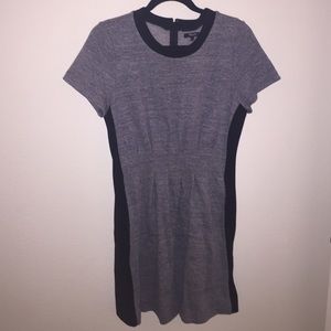 NWT Madewell Dress in Heather Grey/Black (Size:12)