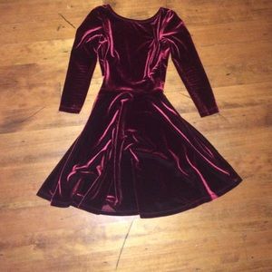 american apparel velvet dress
