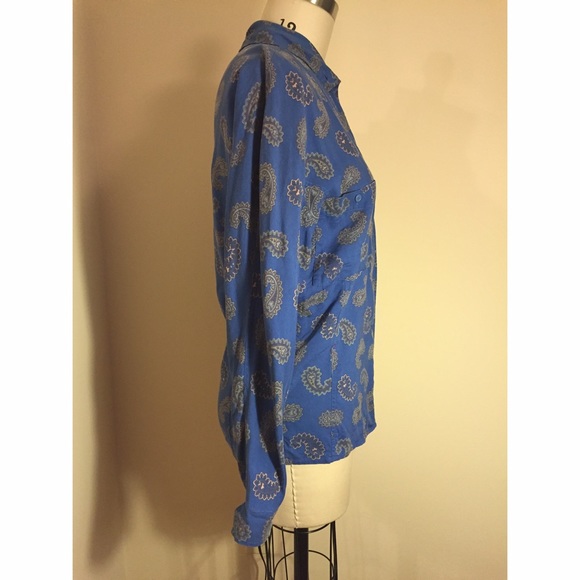 Long Sleeve Dolman Button Down - Picture 2 of 4