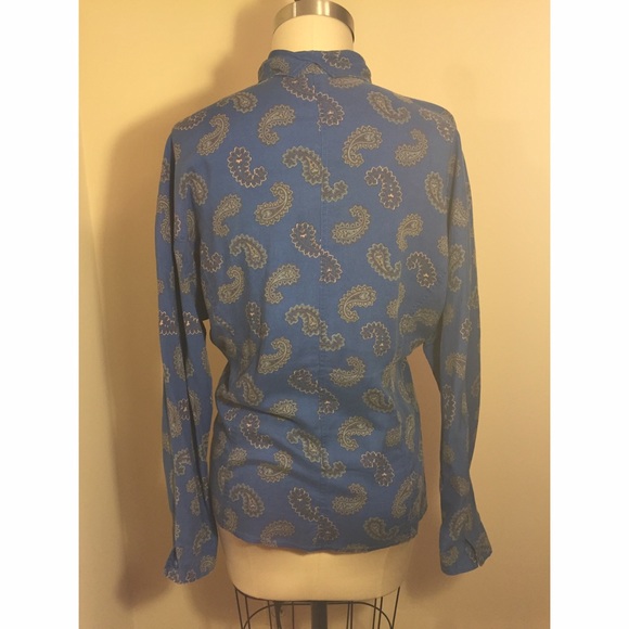 Long Sleeve Dolman Button Down - Picture 3 of 4